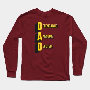 Dependable Awesome Devote Long Sleeve T-Shirt